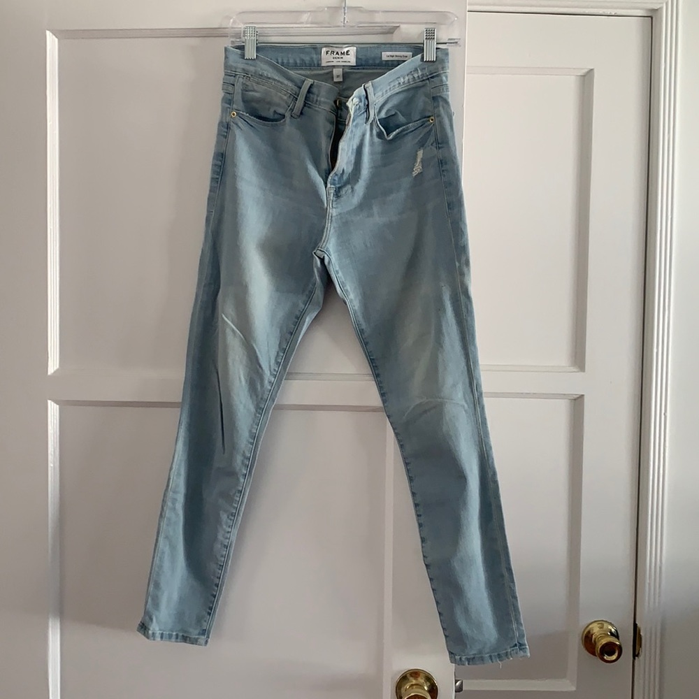 Le high skinny crop jeans